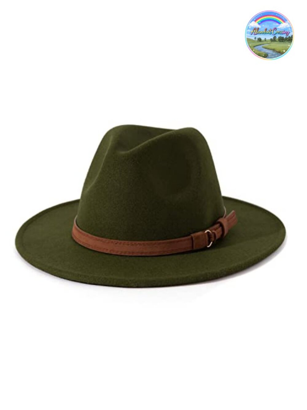 Lisianthus Vintage Wide Brim Fedora Hat Cotton Polyester Adjustable Strap